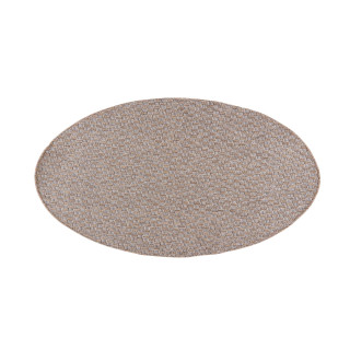 Okrogla rjava preproga