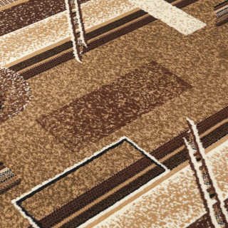 Vzorčasta rjava preproga