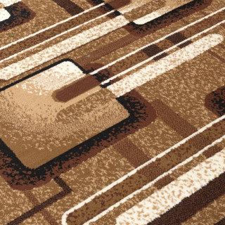 Klasična vzorčasta rjava preproga