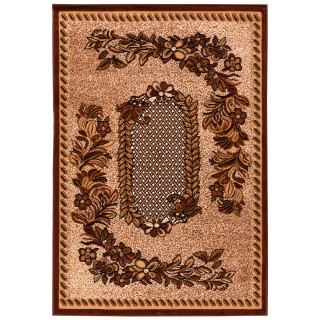 Klasična rjava preproga z vzorcem