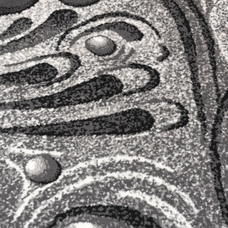 Klasična siva preproga z vzorcem