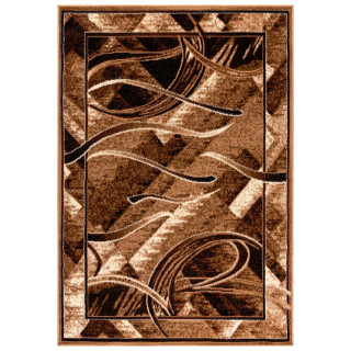 Rjava klasična preproga z vzorcem