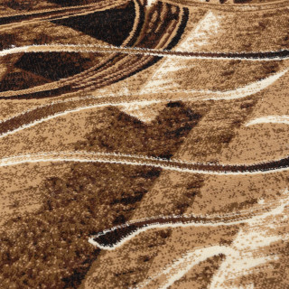 Rjava klasična preproga z vzorcem