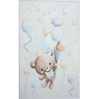 Otroška preproga z medvedom in baloni