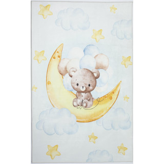 Otroška preproga z medvedom na luni