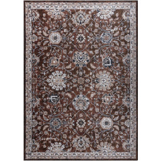 Rjava bombažna preproga z vzorcem