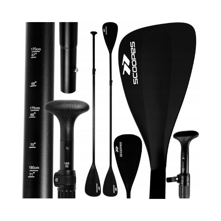 Nastavljivo zložljivo veslo 2v1 BLADE