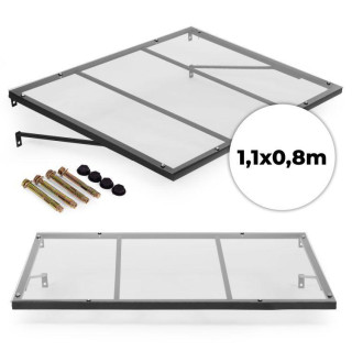 UV nadstrešek nad vhodnimi vrati - 113x80 cm