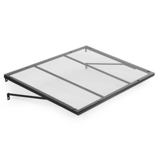 UV nadstrešek nad vhodnimi vrati - 113x80 cm