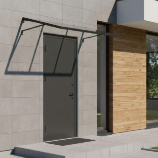 UV nadstrešek nad vhodnimi vrati - 113x80 cm