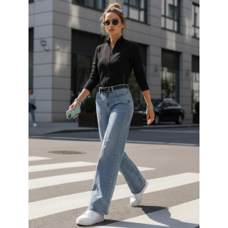 Črna ženska jopa z zadrgo BY1562