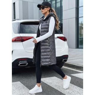 Prešit siv ženski telovnik TY5254