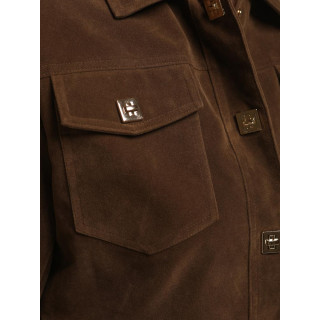 Rjava semiš ženska jakna TY5581