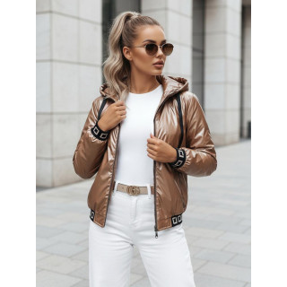 Ženska bež bomber jakna TY4913