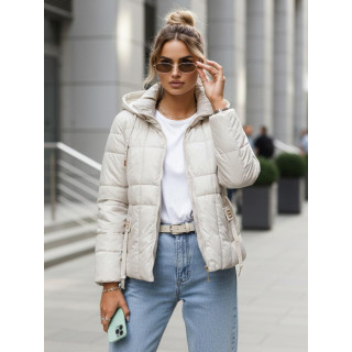 Svetlo siva prehodna ženska jakna TY5584