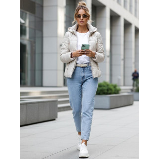 Svetlo siva prehodna ženska jakna TY5584