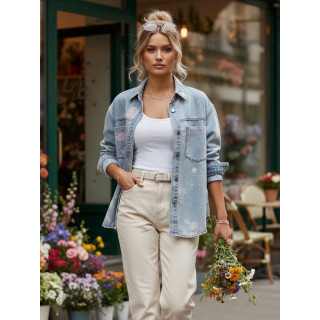 Svetlo modra jeans jakna TY5600