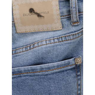 Ženske široke kavbojke s pasom UY2883