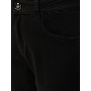 Ženske črne kavbojke mom fit UY2868