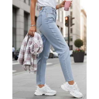 Svetlo modre ženske kavbojke mom fit UY2859