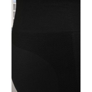 Ženske črne legice z visokim pasom UY2854