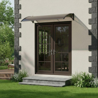 Polikarbonatni nadstrešek nad vrati - 150x100 cm