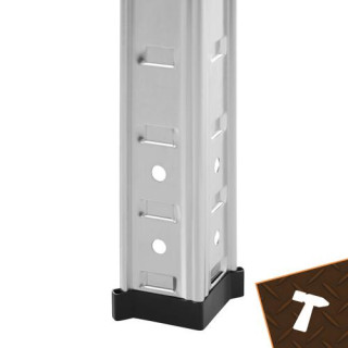 Srebrna polica za shranjevanje - 180x100x60