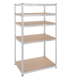 Srebrna polica za shranjevanje - 180x100x60