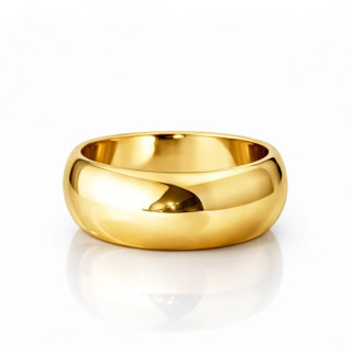 Ženski pozlačen prstan iz kirurškega jekla