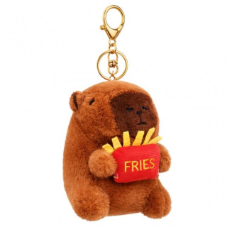 Plišasti obesek kapibara s pomfrijem