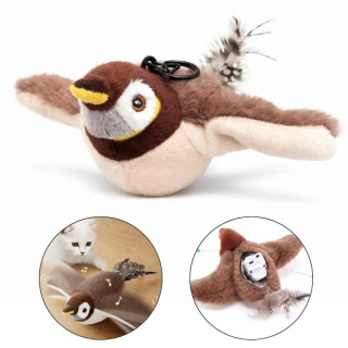 Interaktivna igrača - igrajoča se ptica za mačko