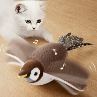 Interaktivna igrača - igrajoča se ptica za mačko