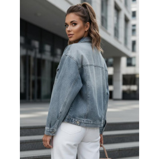 Ženska modra jeans jakna oversize TY4838