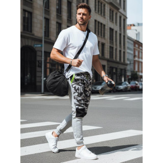 Moške sive maskirne trenirke UX4428