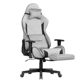 Huzaro siv igralni stol z naslonom za noge FORCE 5.7 GREY