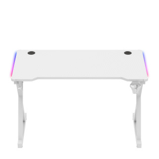 Bela igralna miza Huzaro z RGB osvetlitvijo ozadja HERO 2.3 RGB WHITE