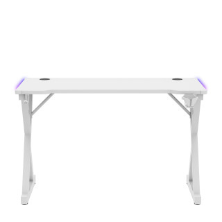 Bela igralna miza Huzaro z RGB osvetlitvijo ozadja HERO 2.3 RGB WHITE