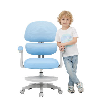 Otroški modri ergonomski stol Mark Adler Junior 4.4 Blue