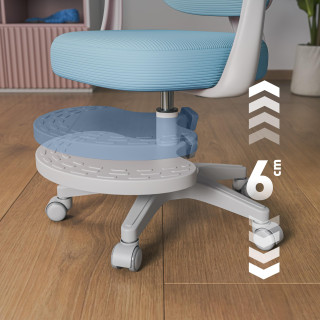 Otroški modri ergonomski stol Mark Adler Junior 4.4 Blue