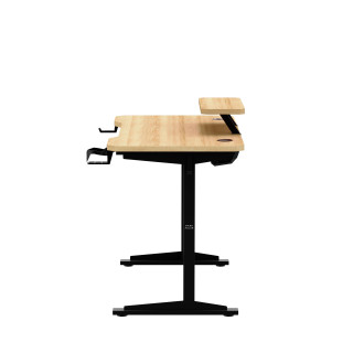 Hrastova računalniška miza s polico LEADER 5.1 HRAST