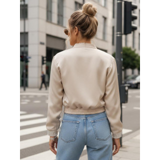 Ženska bež bomber jakna TY4306