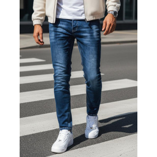 Moške zožene modre kavbojke UX3940