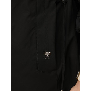 Ženska prehodna parka črne barve TY5626