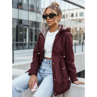 Ženska bordo parka TY5349