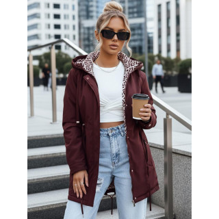 Ženska bordo parka TY5349