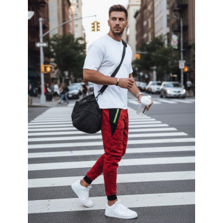 Rdeče moške trenirke UX4442