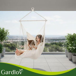 Bež gugalnica - viseči stol - 210 cm