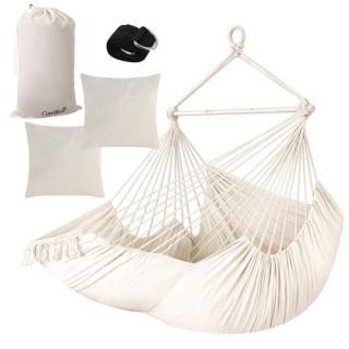 Bež gugalnica - viseči stol - 210 cm