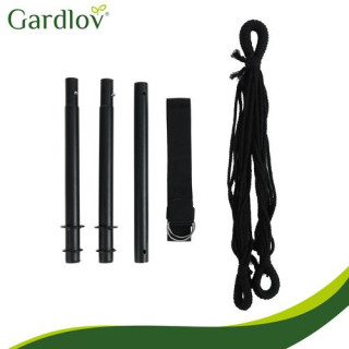 Črna gugalnica - viseči stol - 210 cm