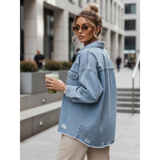 Ženska prevelika jeans jakna TY4907